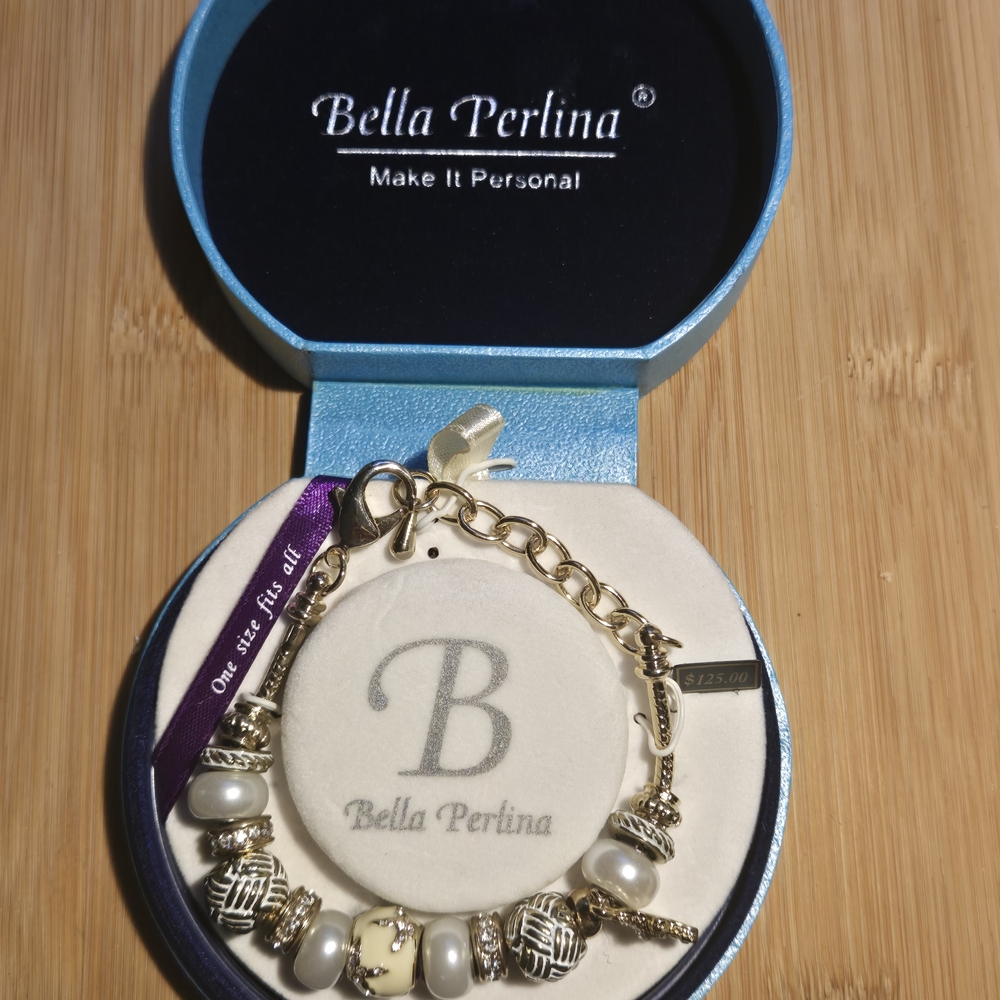 Bella Perlina Gold and Silver Bracelet